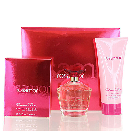 Oscar De La Renta Rosamor by Oscar De La Renta Set (w) (Wholesale) - Luxurious Fragrance Available Online in Hong Kong & China
