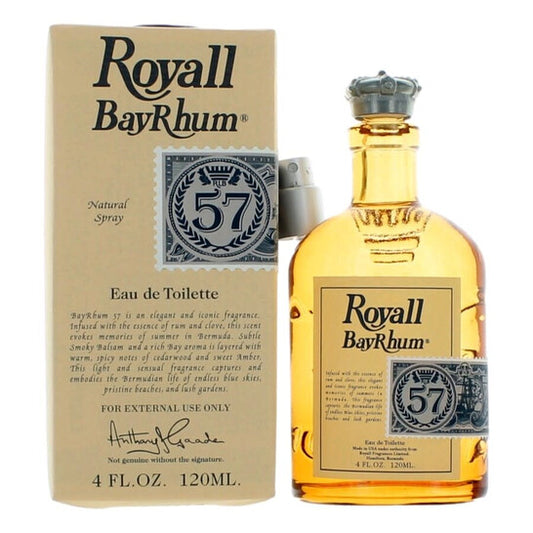 Royall Fragrances Men's Royall Bayrhum 57 EDT Spray 4 oz - Luxurious Fragrance Available Online in Hong Kong & China