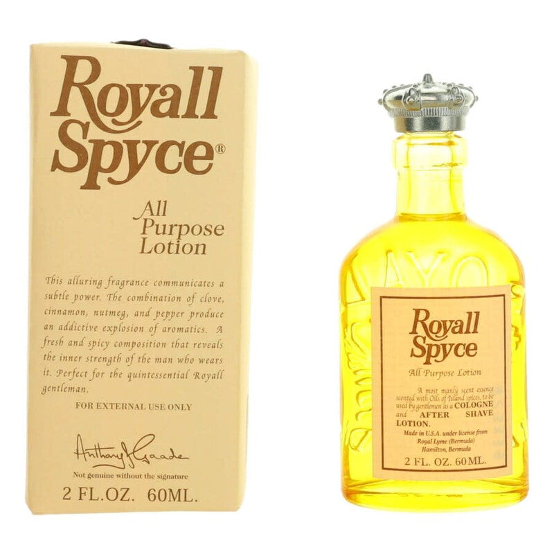 Royall Fragrances Men's Royall Spyce Body Lotion 2 oz Fragrances - Luxurious Fragrance Available Online in Hong Kong & China