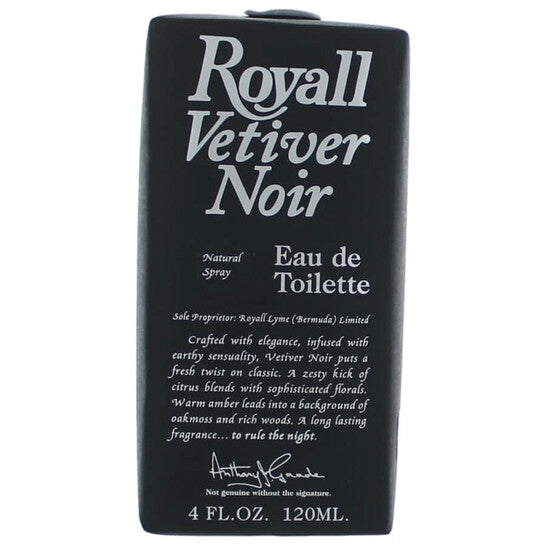 Royall Fragrances Men's Royall Vetiver Noir EDT Spray 4 oz Fragrances (Wholesale) - Luxurious Fragrance Available Online in Hong Kong & China