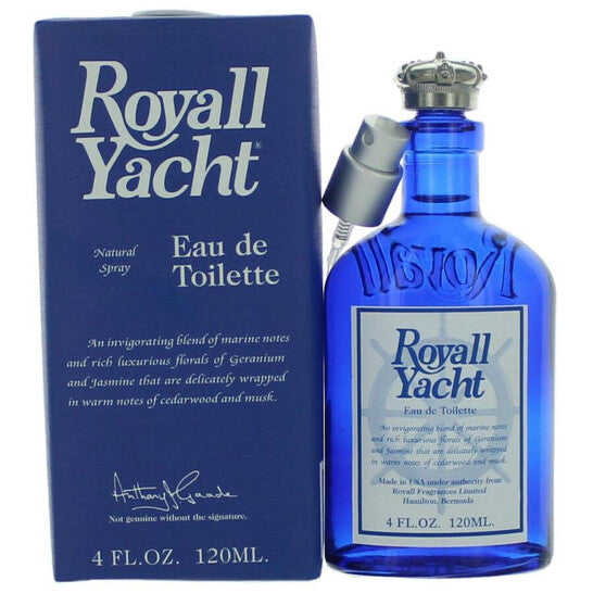 Royall Fragrances Men's Royall Yacht EDT Spray 4 oz Fragrances ** 限時預訂優惠 Time-Limited Pre-Order Offer **
