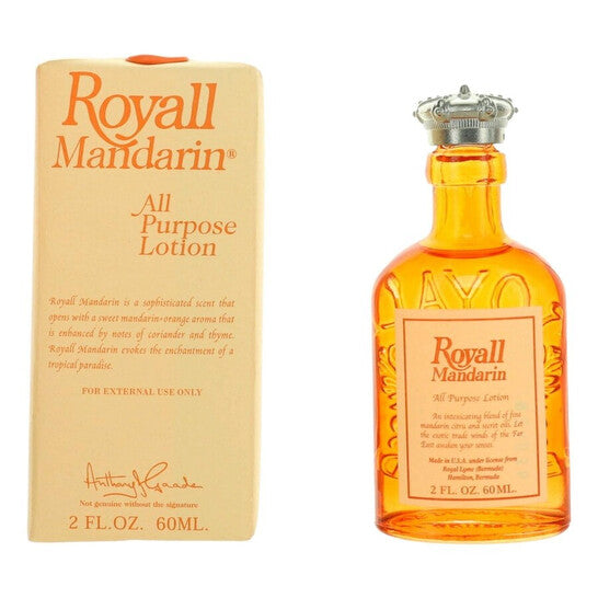 Royall Fragrances Royall Mandarin by Royall Fragrances, 2 oz All Purpose Lotion for Men (Wholesale) - Luxurious Fragrance Available Online in Hong Kong & China