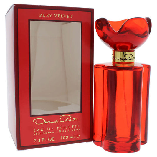 Oscar De La Renta Ruby Velvet by Oscar De La Renta for Women - 3.4 oz EDT Spray - Luxurious Fragrance Available Online in Hong Kong & China