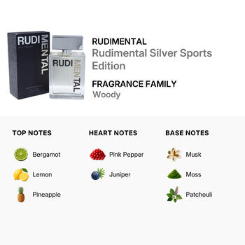 Rudimental Silver Sports Edition by Rudimental for Men - 3.3 oz EDT Spray (Wholesale) - Luxurious Fragrance Available Online in Hong Kong & China