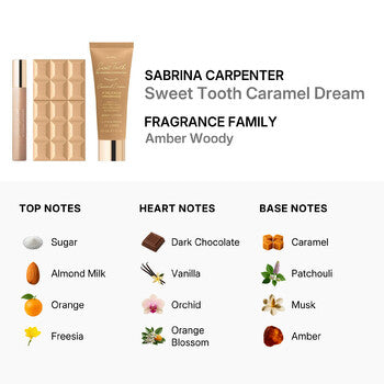 Sabrina Carpenter Ladies Sweet Tooth Caramel Dream Gift Set Fragrances (Wholesale) - Luxurious Fragrance Available Online in Hong Kong & China