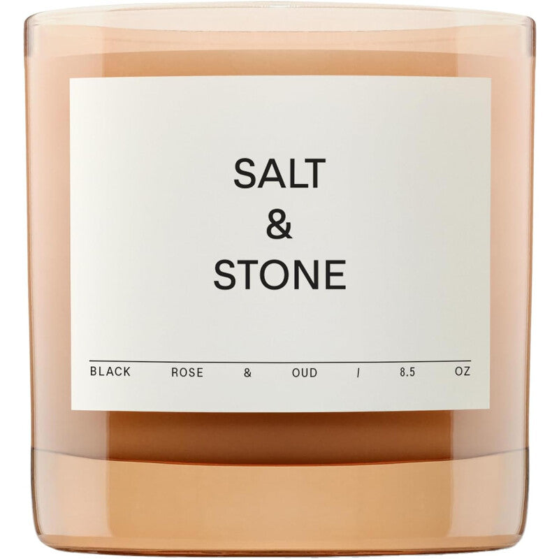 Salt & Stone Unisex Black Rose & Oud 8.5 oz Scented Candle (Wholesale) - Luxurious Fragrance Available Online in Hong Kong & China