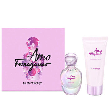 Salvatore Ferragamo Ladies Amo Ferragamo Flowerful Gift Set - Luxurious Fragrance Available Online in Hong Kong & China