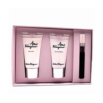 Salvatore Ferragamo Ladies Amo Ferragamo 3pcs EDP Gift Set Fragrances (Wholesale) - Luxurious Fragrance Available Online in Hong Kong & China