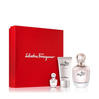 Salvatore Ferragamo Ladies Amo Ferragamo Gift Set - Luxurious Fragrance Available Online in Hong Kong & China