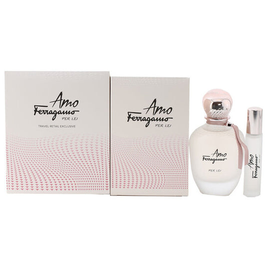 Salvatore Ferragamo Ladies Amo Per Lei Gift Set - Luxurious Fragrance Available Online in Hong Kong & China
