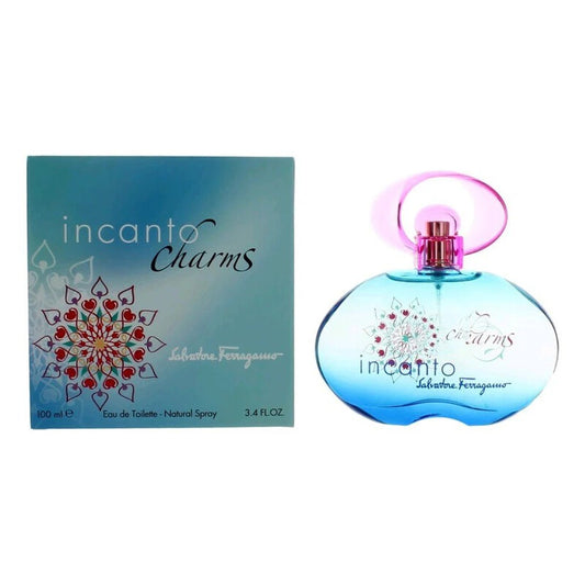 Salvatore Ferragamo Ladies Incanto Charms EDT Spray 3.4 oz Fragrances - Luxurious Fragrance Available Online in Hong Kong & China
