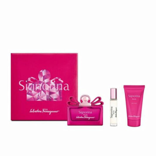 Salvatore Ferragamo Ladies Sets Signorina Ribelle Gift Set Fragrances - Luxurious Fragrance Available Online in Hong Kong & China