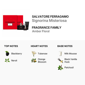 Salvatore Ferragamo Ladies Signorina Misteriosa 3pc Gift Set (Wholesale) - Luxurious Fragrance Available Online in Hong Kong & China