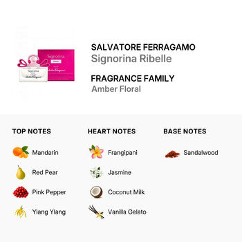 Salvatore Ferragamo Ladies Signorina Ribelle 1.0 oz Mist (Wholesale) - Luxurious Fragrance Available Online in Hong Kong & China