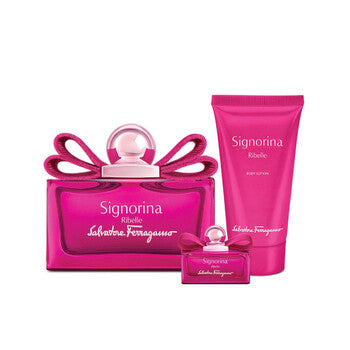 Salvatore Ferragamo Ladies Signorina Ribelle Gift Set - Luxurious Fragrance Available Online in Hong Kong & China