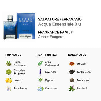Salvatore Ferragamo Men's Acqua Essenziale Blu EDT 1.7 oz (Wholesale) - Luxurious Fragrance Available Online in Hong Kong & China