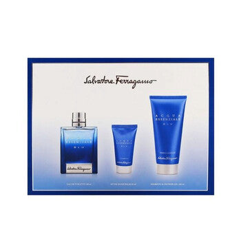 Salvatore Ferragamo Men's Acqua Essenziale Blu Gift Set - Luxurious Fragrance Available Online in Hong Kong & China