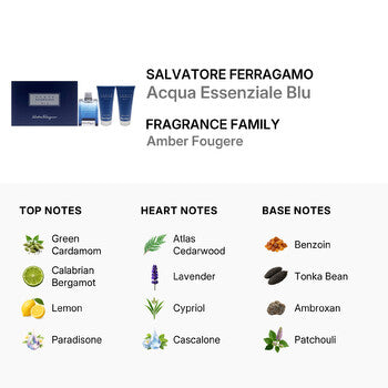 Salvatore Ferragamo Men's Acqua Essenziale Blu Gift Set (Wholesale) - Luxurious Fragrance Available Online in Hong Kong & China