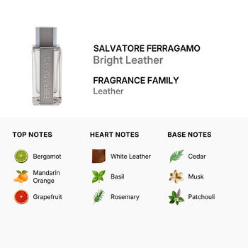 Salvatore Ferragamo Men's Bright Leather EDT Spray 3.4 oz (Tester) (Wholesale) - Luxurious Fragrance Available Online in Hong Kong & China