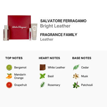 Salvatore Ferragamo Men's Bright Leather Gift Set Fragrances (Wholesale) - Luxurious Fragrance Available Online in Hong Kong & China
