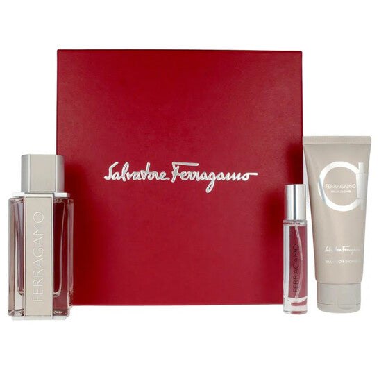 Salvatore Ferragamo Men's Bright Leather 3pcs EDT Gift Set Fragrances (Wholesale) - Luxurious Fragrance Available Online in Hong Kong & China