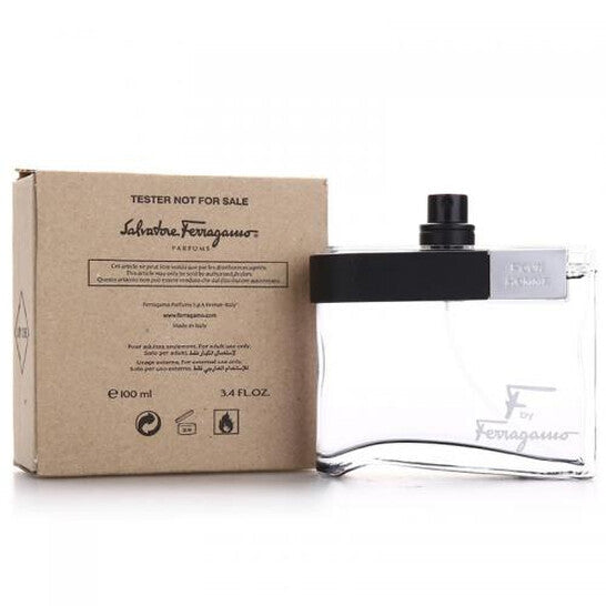 Salvatore Ferragamo Men's F Black EDT Spray 3.4 oz (Tester) Fragrances (Wholesale) - Luxurious Fragrance Available Online in Hong Kong & China