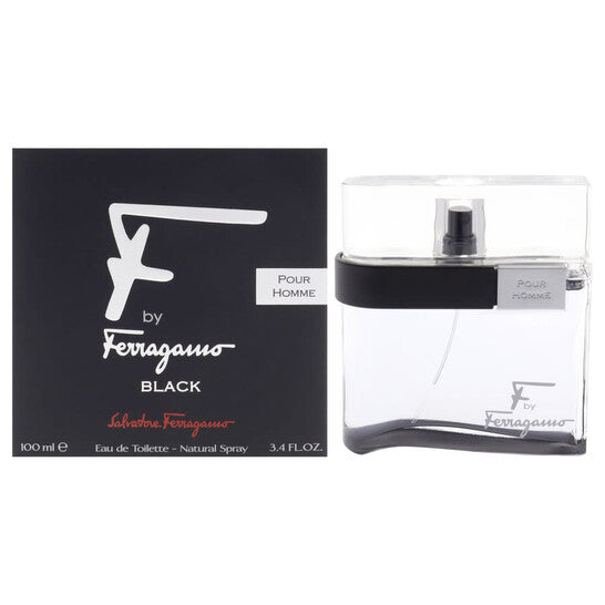 Salvatore Ferragamo Men's F by Ferragamo Black EDT Spray 3.4 oz Fragrances - Luxurious Fragrance Available Online in Hong Kong & China