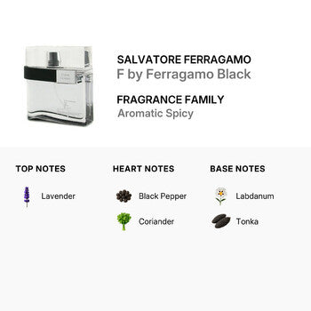 Salvatore Ferragamo Men's F Pour Homme Black EDT Spray 1.7 oz (Wholesale) - Luxurious Fragrance Available Online in Hong Kong & China