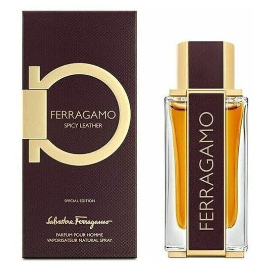 Salvatore Ferragamo Men's Spicy Leather EDP Spray 3.4 oz Fragrances (Wholesale) - Luxurious Fragrance Available Online in Hong Kong & China