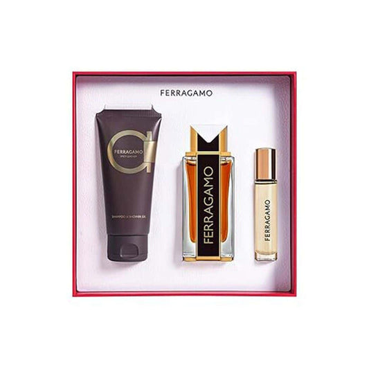Salvatore Ferragamo Men's Spicy Leather Gift Set Fragrances - Luxurious Fragrance Available Online in Hong Kong & China