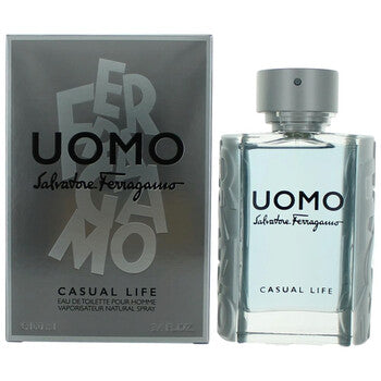 Salvatore Ferragamo Men's Uomo Casual Life EDT Spray 3.4 oz - Luxurious Fragrance Available Online in Hong Kong & China