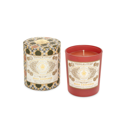 Santa Maria Novella Rosa Gardenia Scented Candle - Luxurious Fragrance Available Online in Hong Kong & China