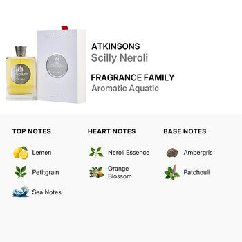 Atkinsons Scilly Neroli / Atkinsons EDP Spray 3.3 oz (100 ml) (U) - Luxurious Fragrance Available Online in Hong Kong & China