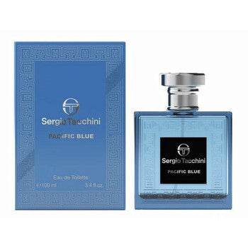 Sergio Tacchini Men's Pacific Blue EDT Spray 3.4 oz - Luxurious Fragrance Available Online in Hong Kong & China