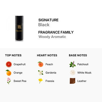 Signature Men's Black Deodorant 6.76 oz - Luxurious Fragrance Available Online in Hong Kong & China