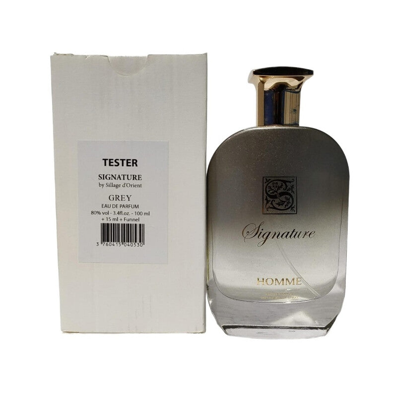 Signature Men's Grey EDP 3.4 oz (Tester) Fragrances - Luxurious Fragrance Available Online in Hong Kong & China