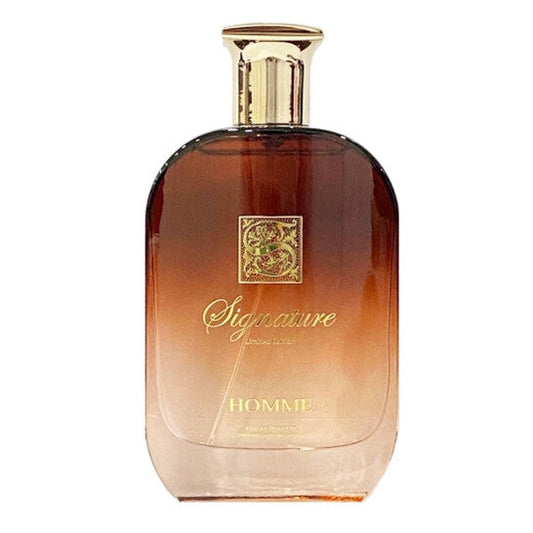 Signature Men's Limited Edition Brown Homme EDP 3.4 oz Fragrances (Wholesale) - Luxurious Fragrance Available Online in Hong Kong & China