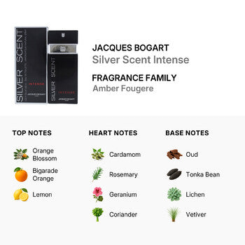 Jacques Bogart Silver Scent Intense by Jacques Bogart for Men - 3.33 oz EDT Spray (Wholesale) - Luxurious Fragrance Available Online in Hong Kong & China