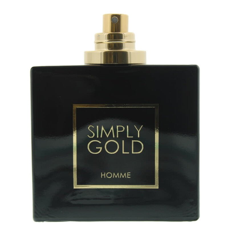 Simply Men's Gold EDT Spray 3.38 oz (Tester) Fragrances (Wholesale) - Luxurious Fragrance Available Online in Hong Kong & China