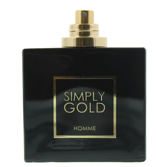 Simply Men's Gold EDT Spray 3.38 oz (Tester) Fragrances (Wholesale) - Luxurious Fragrance Available Online in Hong Kong & China