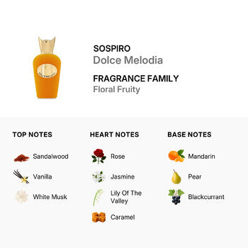 Sospiro Unisex Dolce Melodia EDP Spray 3.4 oz (Tester) Fragrances (Wholesale) - Luxurious Fragrance Available Online in Hong Kong & China