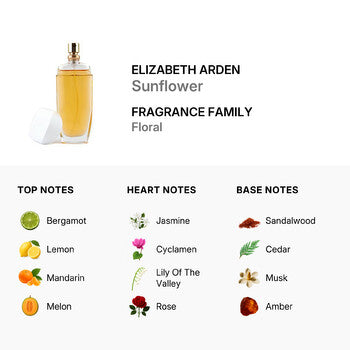 Elizabeth Arden Sunflower by Elizabeth Arden EDT Spray 1.0 oz - Luxurious Fragrance Available Online in Hong Kong & China