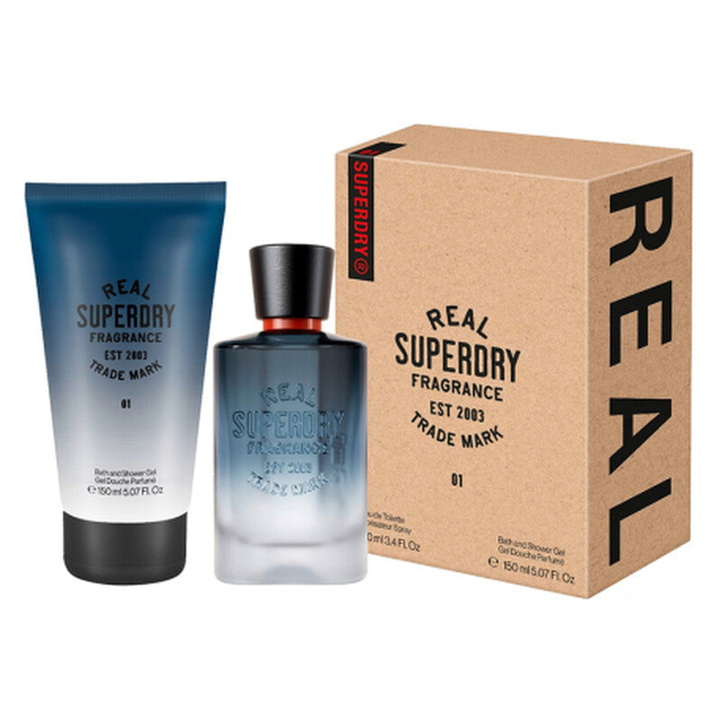 Superdry Men's Real Superdry 01 Gift Set Fragrances (Wholesale) - Luxurious Fragrance Available Online in Hong Kong & China
