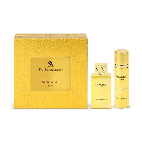 Swiss Arabian Unisex Shaghaf Oud Gift Set - Luxurious Fragrance Available Online in Hong Kong & China