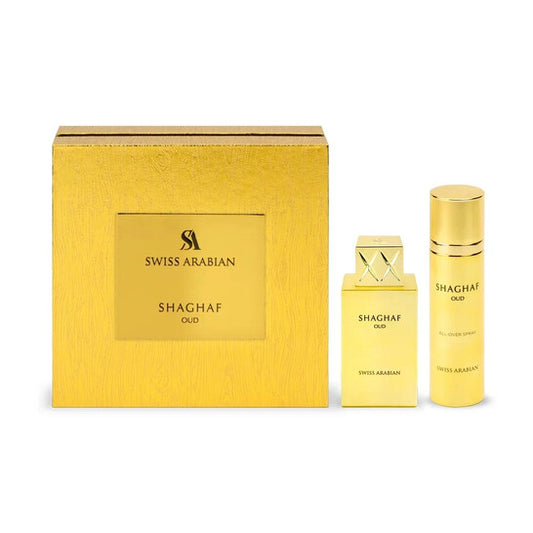 Swiss Arabian Unisex Shaghaf Oud Gift Set - Luxurious Fragrance Available Online in Hong Kong & China