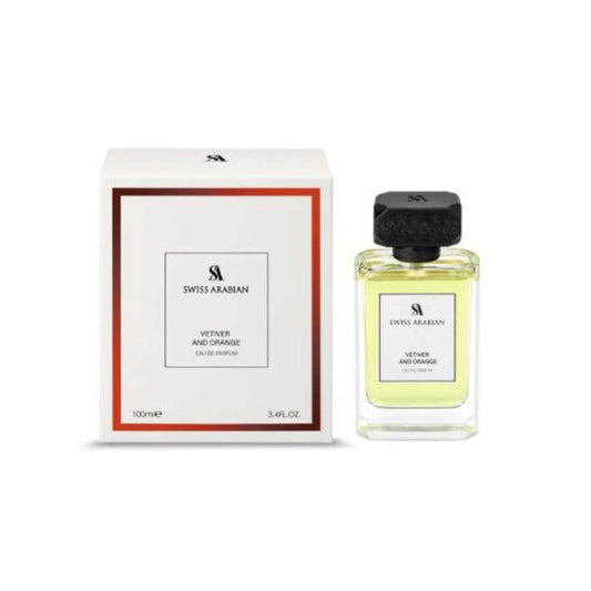 Swiss Arabian Unisex Vetiver And Orange EDP Spray 3.38 oz - Luxurious Fragrance Available Online in Hong Kong & China