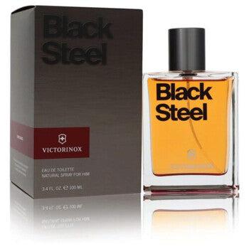 Victorinox Swiss Army Men's Black Steel EDT Spray 3.4 oz - Luxurious Fragrance Available Online in Hong Kong & China