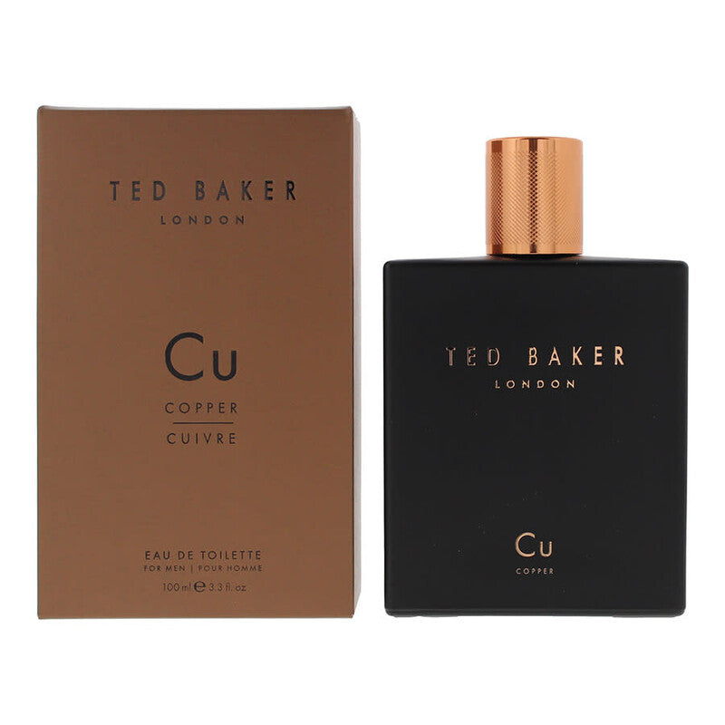 Ted Baker Men's Cu Copper EDT Spray 3.4 oz Fragrances - Luxurious Fragrance Available Online in Hong Kong & China