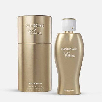 Ted Lapidus Ladies White Soul Gold & Diamonds EDP Spray 3.4 oz - Luxurious Fragrance Available Online in Hong Kong & China