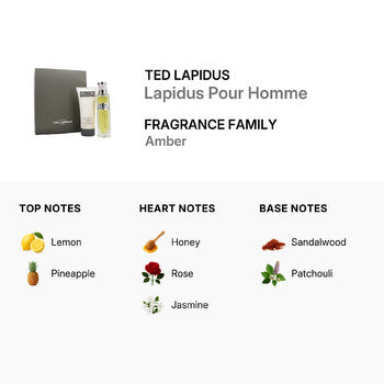 Ted Lapidus Men's Pour Homme Gift Set - Luxurious Fragrance Available Online in Hong Kong & China